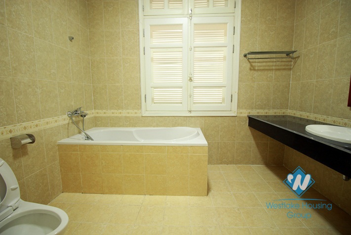 Newly renovated house with back yard and garage for rent in Ciputra Ha Noi